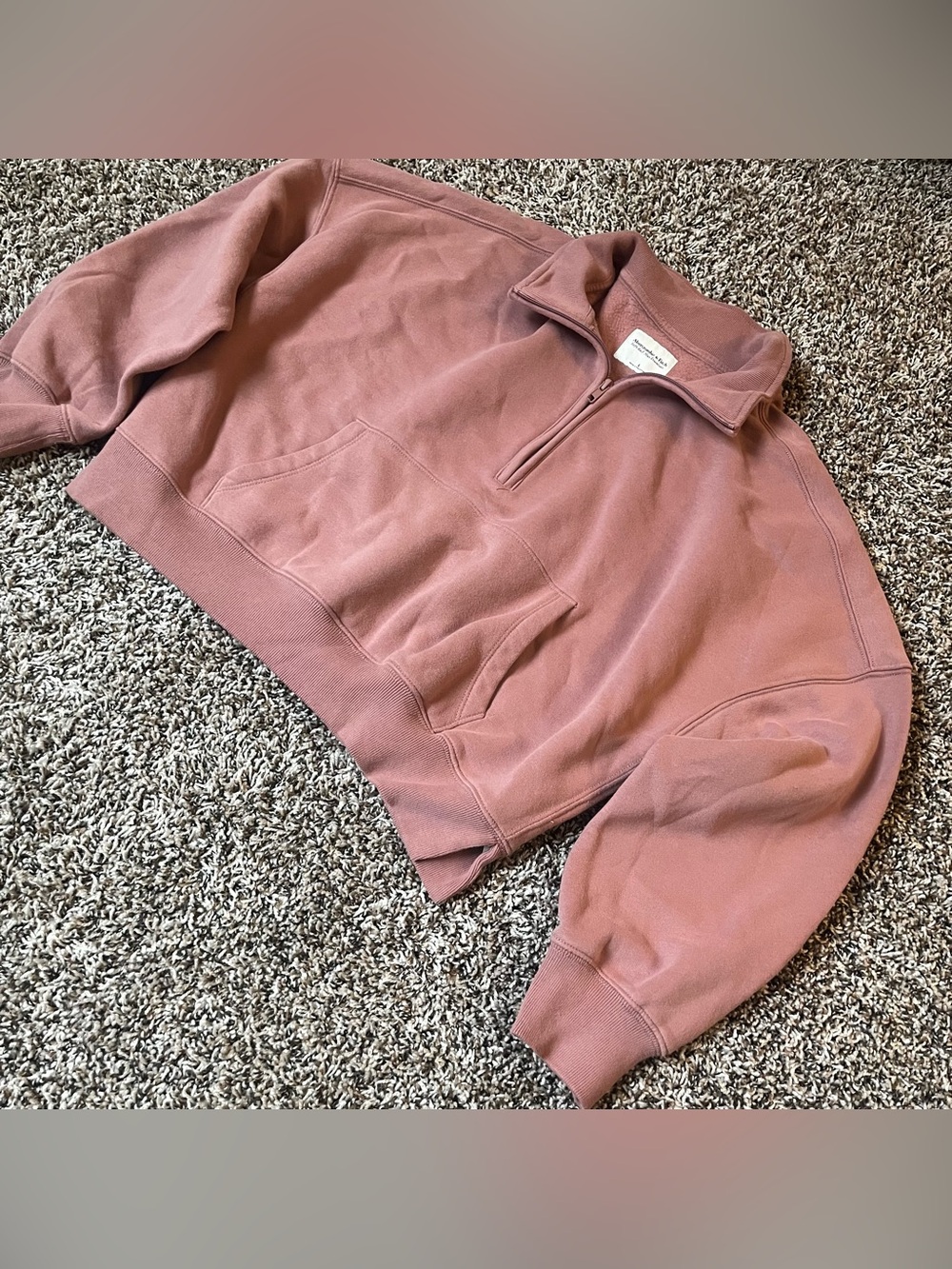 Abercrombie Cropped Quarter Zip - Picture 3 of 5